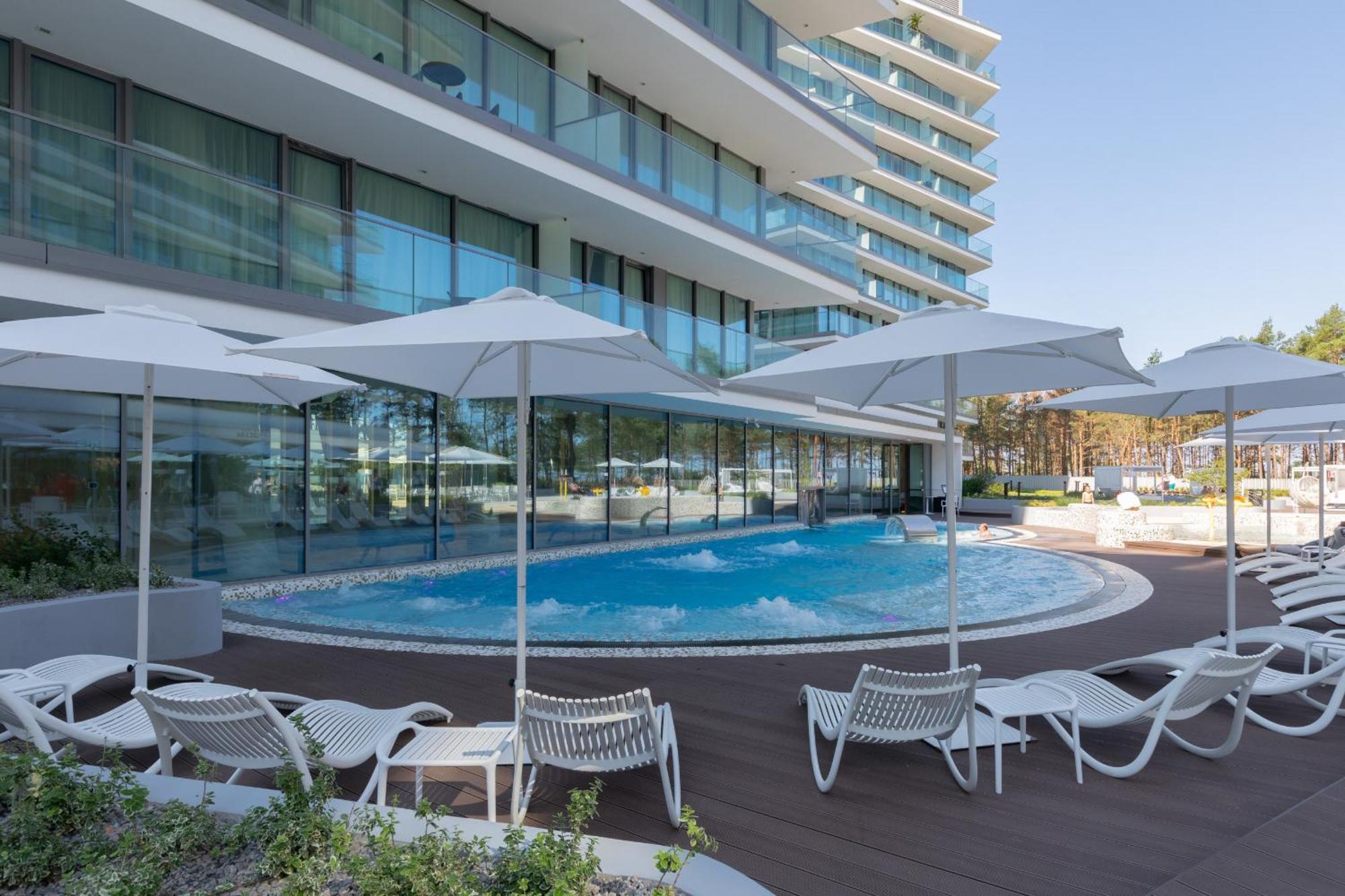 Lux Sea Towers - Wellness Spa, Gym & Beach - Seaview By Rent Like Home Miedzyzdroje Exterior foto